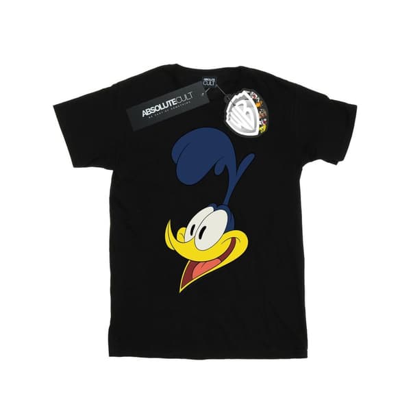 Looney Tunes Girls Road Runner Face Cotton T-Shirt