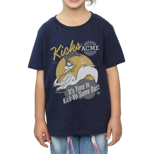 Looney Tunes Road Runner Kicks bomulls-T-shirt för flickor