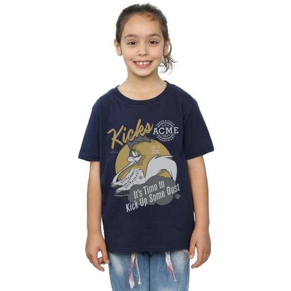 Looney Tunes Road Runner Kicks bomulls-T-shirt för flickor