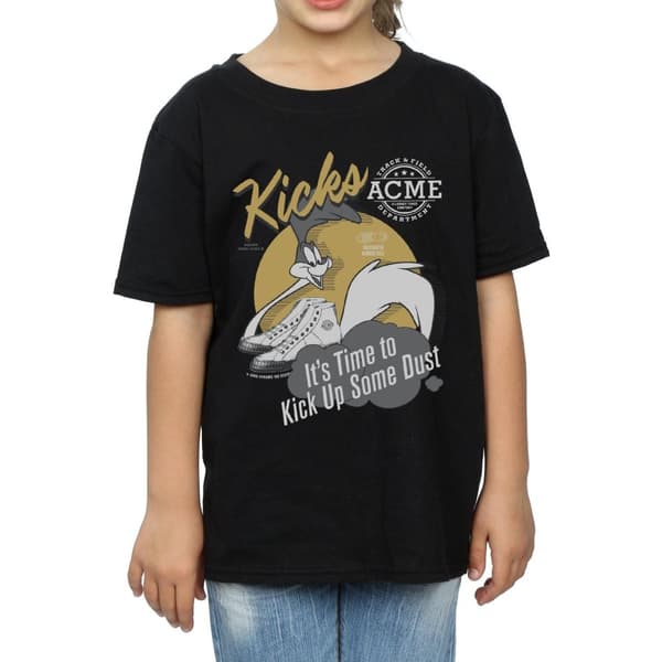 Looney Tunes Road Runner Kicks bomulls-T-shirt för flickor