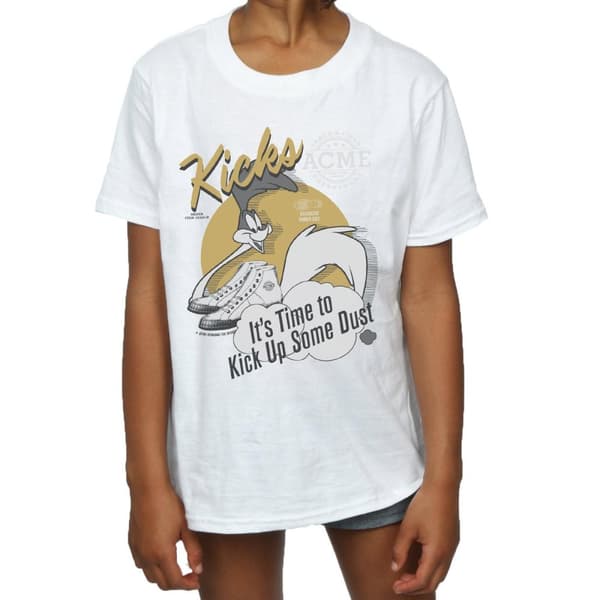 Looney Tunes Road Runner Kicks bomulls-T-shirt för flickor