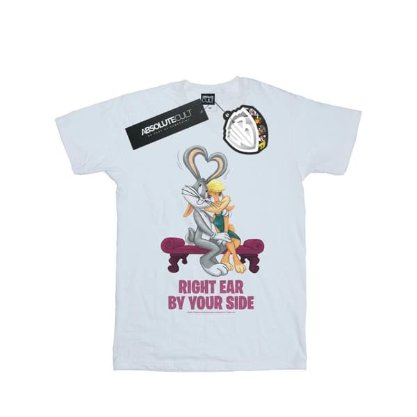 Looney Tunes Mens Bugs And Lola Valentine´s Cuddle T-Shirt