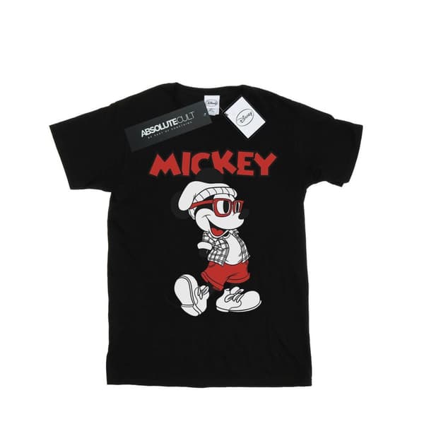 Disney Hipster-t-shirt med Musse Pigg för pojkar Black 9-11 Years