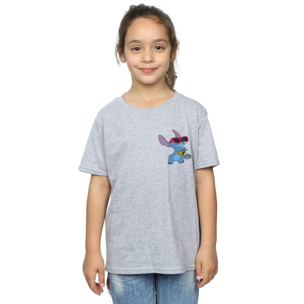 Disney Girls Lilo And Stitch Guitar Cotton T-Shirt
