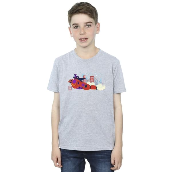 Disney Boys Big Hero 6 Baymax Hiro Bridge T-Shirt