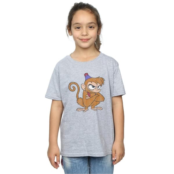 Disney Girls Aladdin Classic Angry Abu Cotton T-Shirt