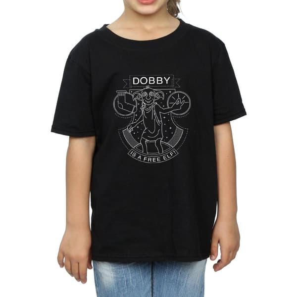 Harry Potter Girls Dobby Seal Cotton T-Shirt