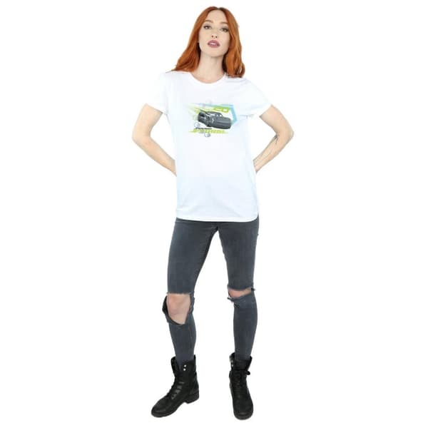 Disney Dam/dam Cars Jackson Storm Boyfriend T-shirt i bomull