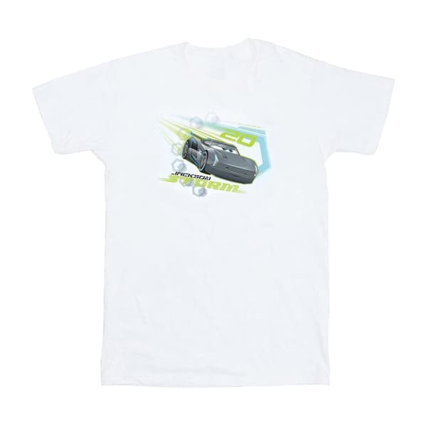 Disney Dam/dam Cars Jackson Storm Boyfriend T-shirt i bomull