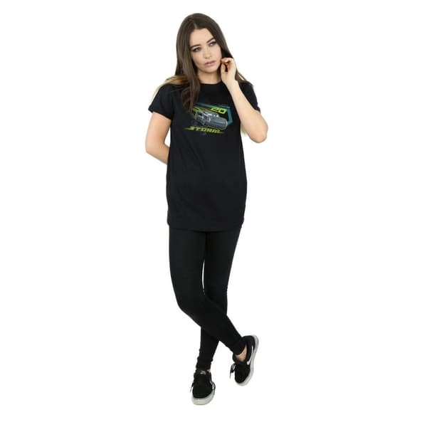 Disney Dam/dam Cars Jackson Storm Boyfriend T-shirt i bomull