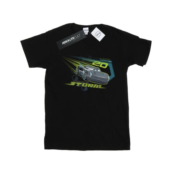 Disney Dam/dam Cars Jackson Storm Boyfriend T-shirt i bomull