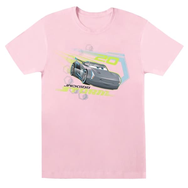Disney Dam/dam Cars Jackson Storm Boyfriend T-shirt i bomull