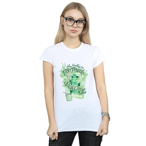 Harry Potter Womens/Ladies Floo Powder Cotton T-Shirt