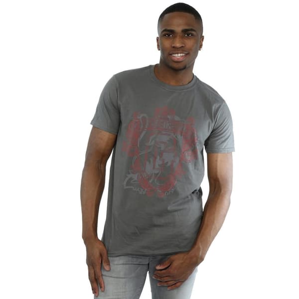 Harry Potter Mens Gryffindor Lion Crest T-Shirt