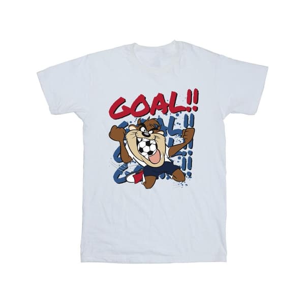 Looney Tunes Mens Taz Goal Goal Goal T-Shirt