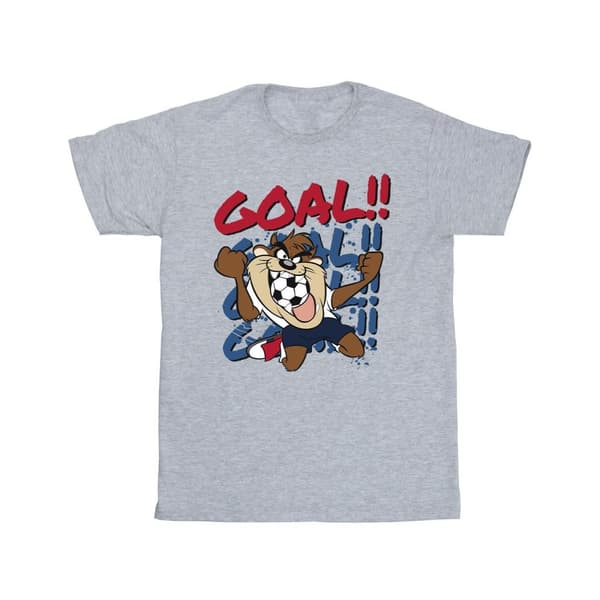 Looney Tunes Mens Taz Goal Goal Goal T-Shirt