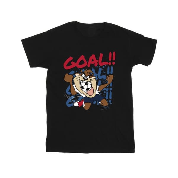 Looney Tunes Mens Taz Goal Goal Goal T-Shirt