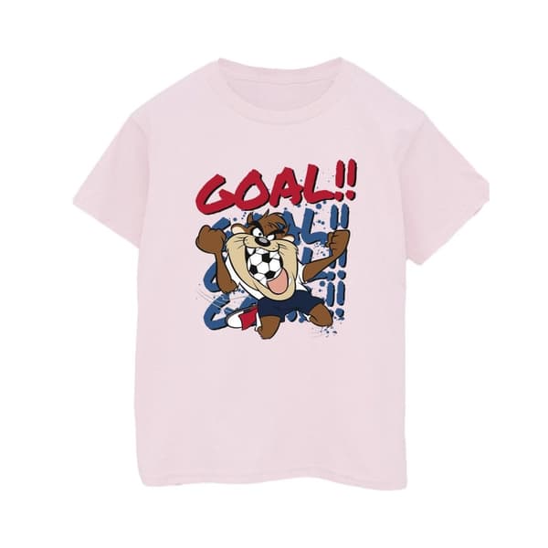 Looney Tunes Mens Taz Goal Goal Goal T-Shirt