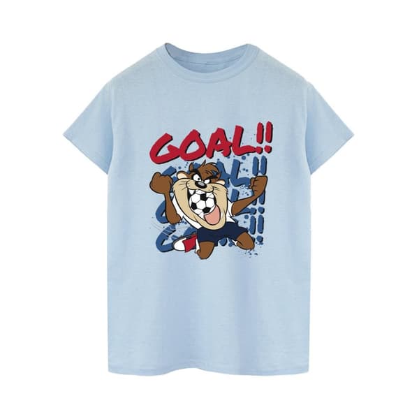 Looney Tunes Mens Taz Goal Goal Goal T-Shirt