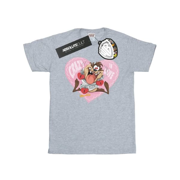 Looney Tunes Pojkar Taz Alla hjärtans dag Crazy In Love T-shirt