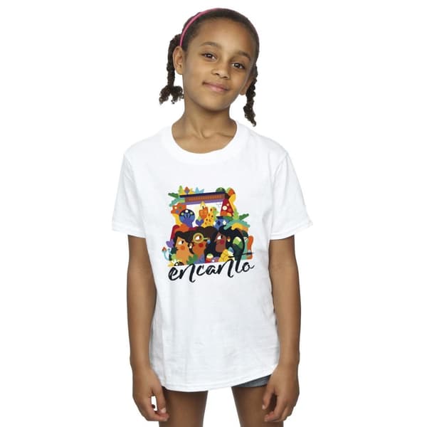 Disney Girls Encanto Sisters Cotton T-Shirt