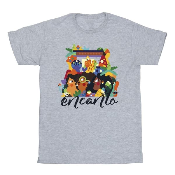 Disney Girls Encanto Sisters Cotton T-Shirt