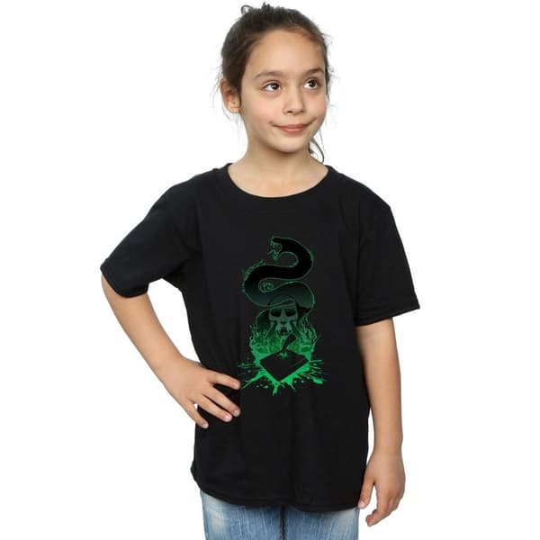 Harry Potter Girls Nagini Silhouette Cotton T-Shirt