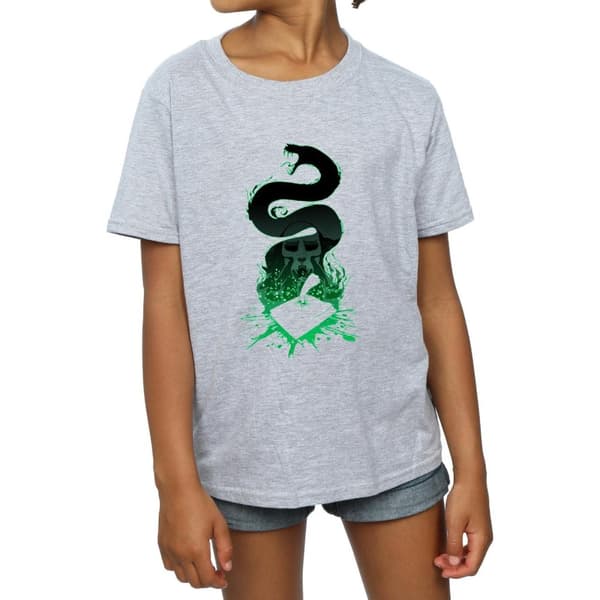 Harry Potter Girls Nagini Silhouette Cotton T-Shirt