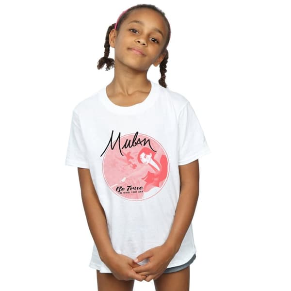 Disney Mulan Be True T-shirt i bomull för flickor