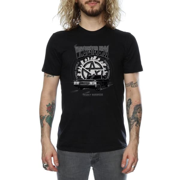 Supernatural Mens Winchester Bros T-Shirt