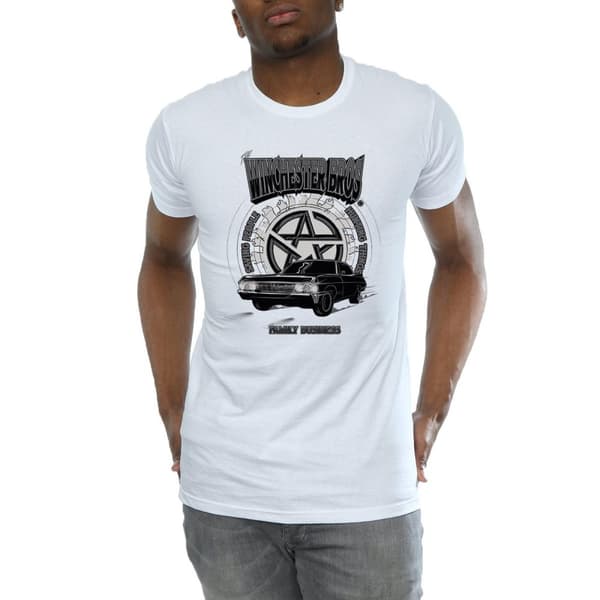 Supernatural Mens Winchester Bros T-Shirt