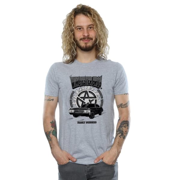 Supernatural Mens Winchester Bros T-Shirt