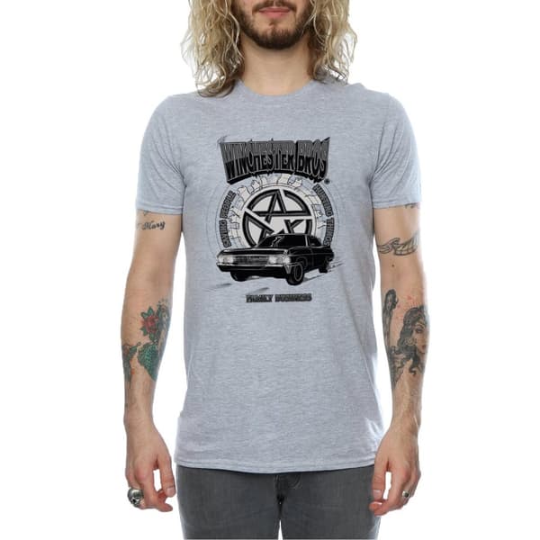 Supernatural Mens Winchester Bros T-Shirt