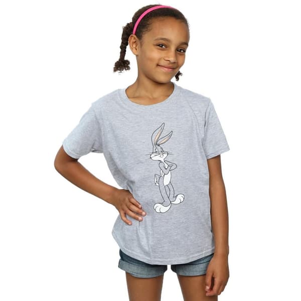Looney Tunes Girls Bugs Bunny Crossed Arms Cotton T-Shirt