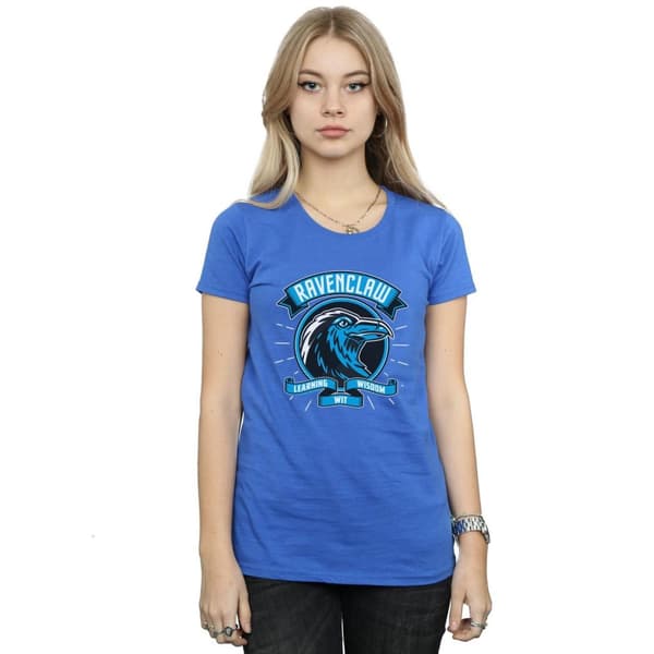 Harry Potter Womens/Ladies Ravenclaw Toon Crest Cotton T-Shirt