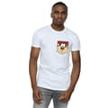 Miniatyrbillede 2 af 5: Looney Tunes Mens Tasmanian Devil Face Faux Pocket T-Shirt