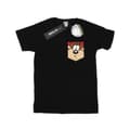 Miniatyrbillede 1 af 5: Looney Tunes Mens Tasmanian Devil Face Faux Pocket T-Shirt