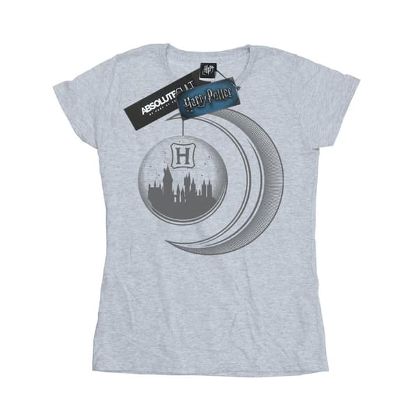 Harry Potter Dam/Tjej - Hogwarts Moon - T-shirt i bomull