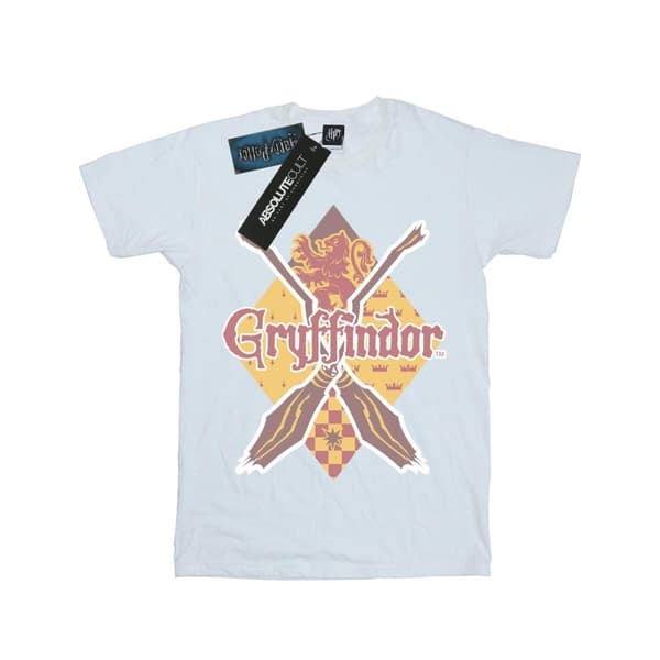 Harry Potter Girls Gryffindor Lozenge Cotton T-Shirt
