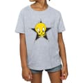 Miniatyrbillede 3 af 5: Looney Tunes Girls Tweety Pie Star Cotton T-Shirt