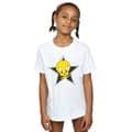 Miniatyrbillede 2 af 5: Looney Tunes Girls Tweety Pie Star Cotton T-Shirt