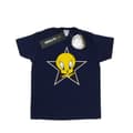 Miniatyrbillede 1 af 5: Looney Tunes Girls Tweety Pie Star Cotton T-Shirt