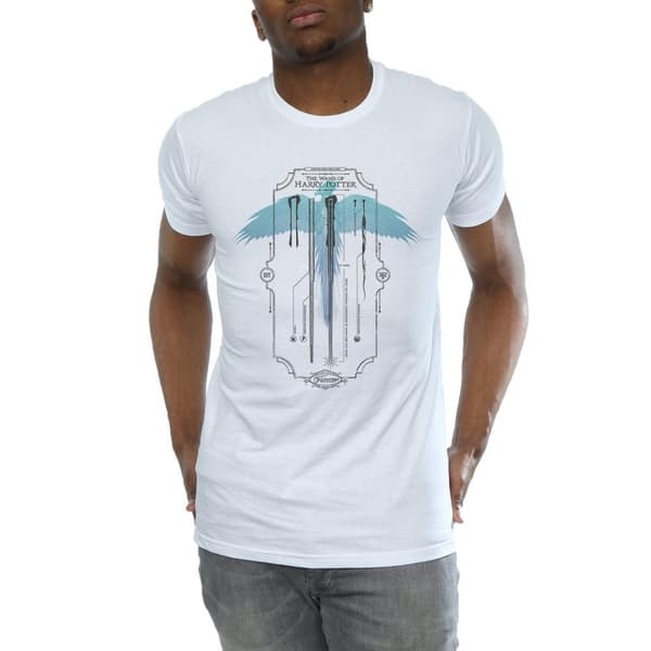 Harry Potter Mens Garrick Ollivander The Wand T-Shirt