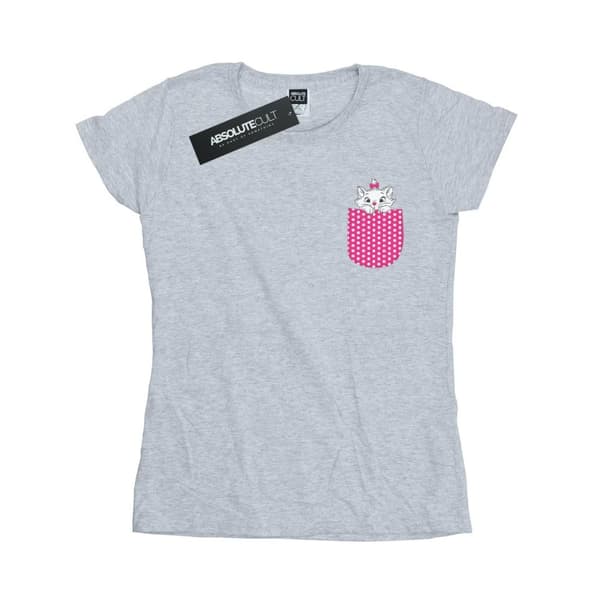 Disney Womens/Ladies Aristocats Marie Chest Cotton T-Shirt