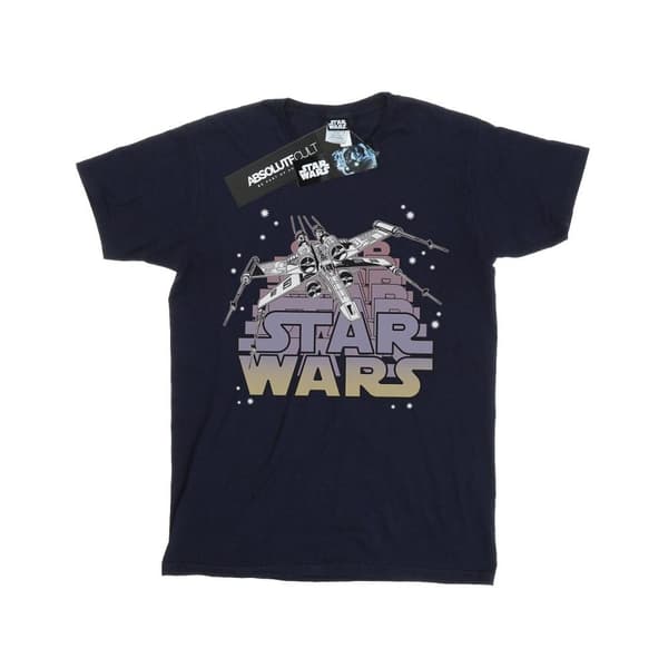 Star Wars X-Wing Starfighter T-shirt för pojkar Navy Blue 7-8 Years