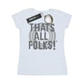 Miniatyrbild 1 av 5: Looney Tunes Dam/Tjej That´s All Folks Text Bomulls-T-shirt
