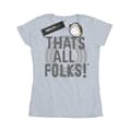 Miniatyrbild 1 av 5: Looney Tunes Dam/Tjej That´s All Folks Text Bomulls-T-shirt