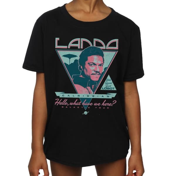 Star Wars Girls Lando Calrissian Rock Poster Cotton T-Shirt