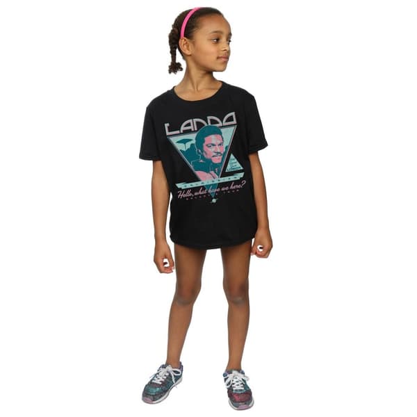 Star Wars Girls Lando Calrissian Rock Poster Cotton T-Shirt