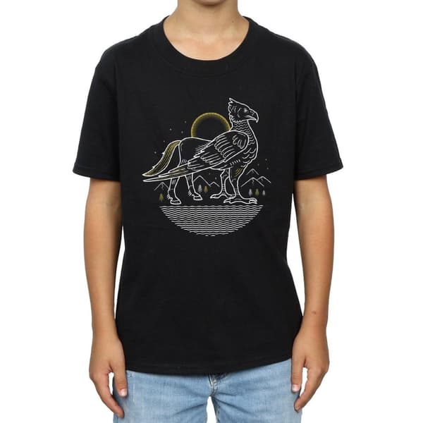 Harry Potter Boys Buckbeak Line Art T-Shirt